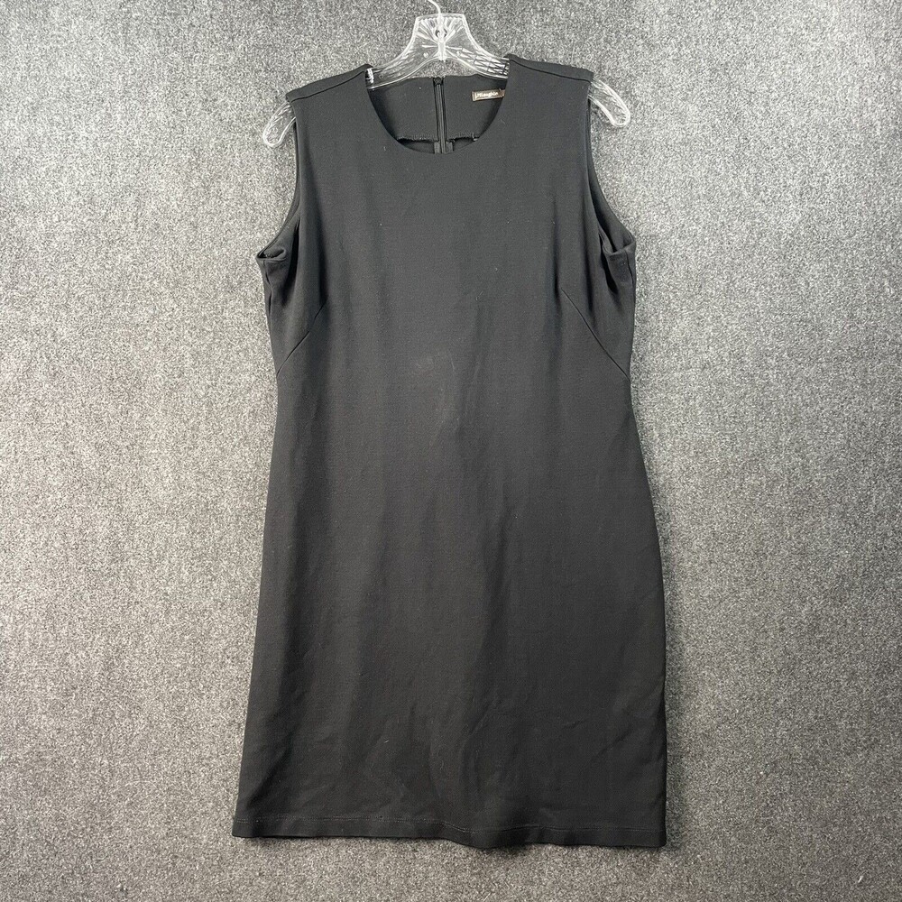 J. Mclaughlin Zip Back Scoop Neck Solid Cotton Mi… - image 1